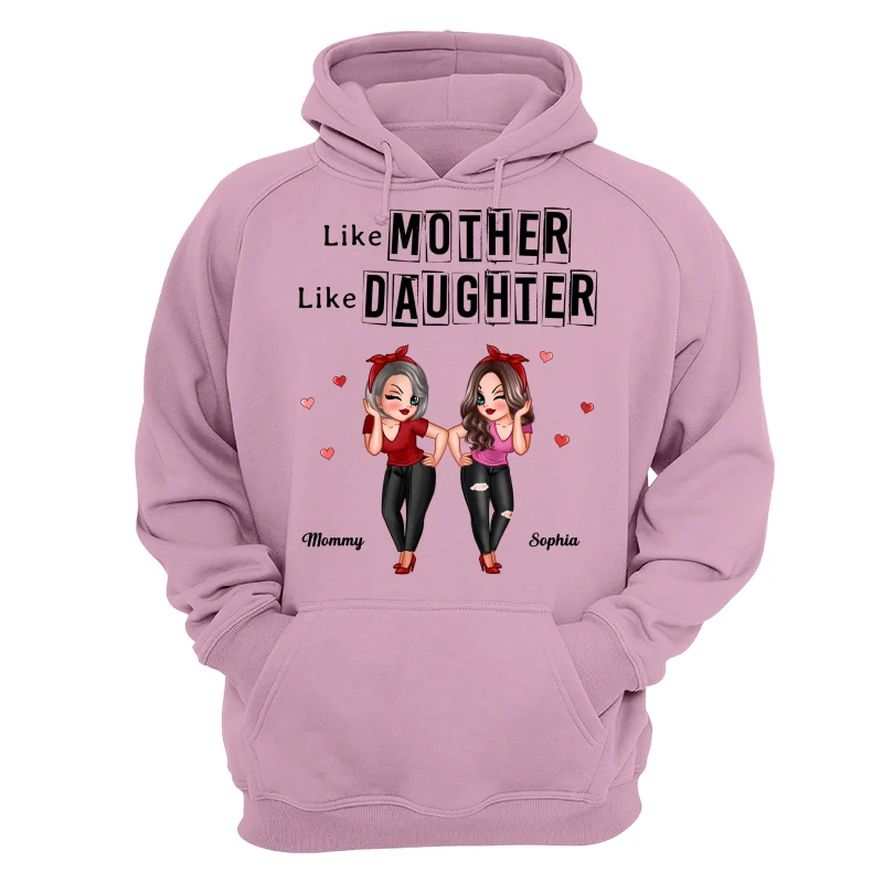 Frame Words Like Mother Like Daughter Personalized Shirt - Image 15