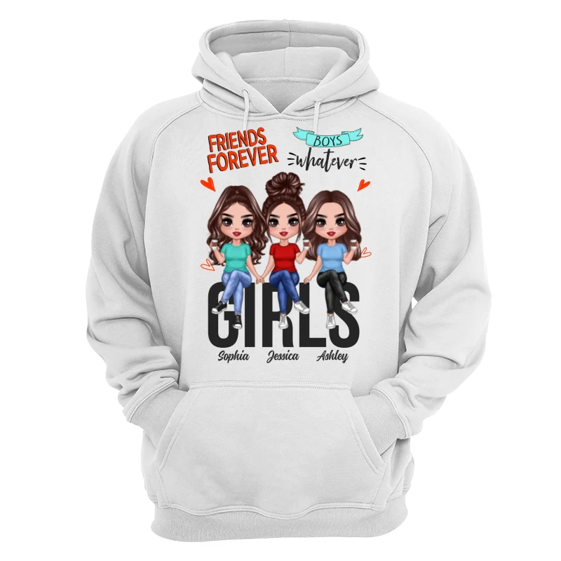 Friends Forever Boys Whatever Besties Doll Personalized Shirt - Image 13