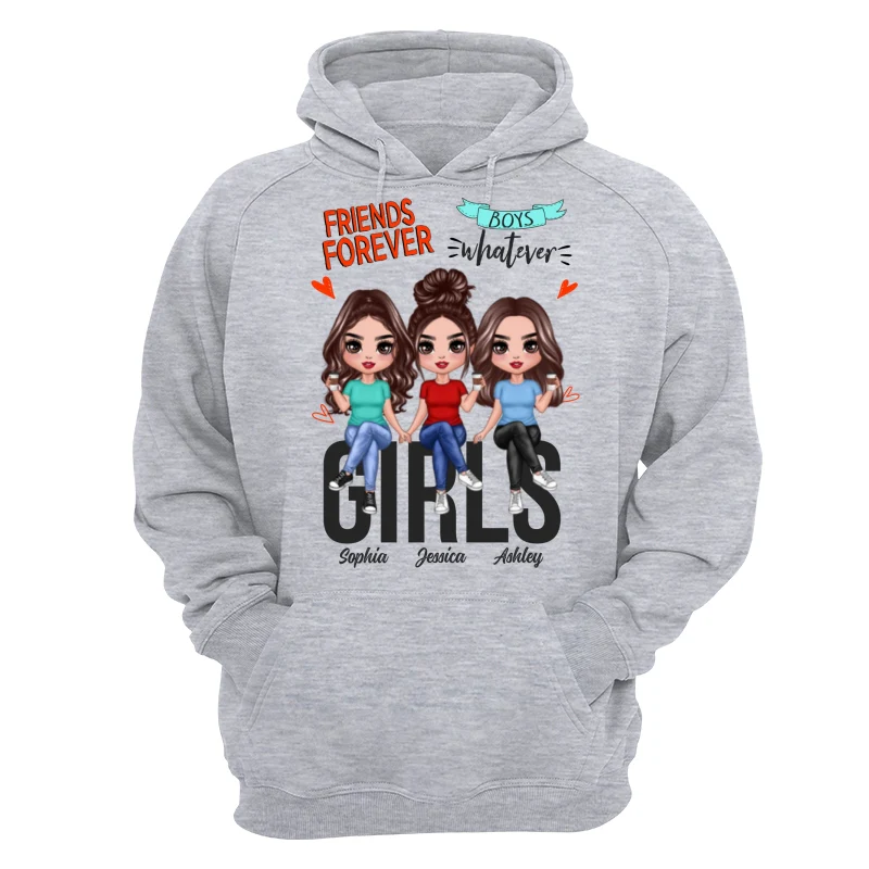 Friends Forever Boys Whatever Besties Doll Personalized Shirt - Image 14