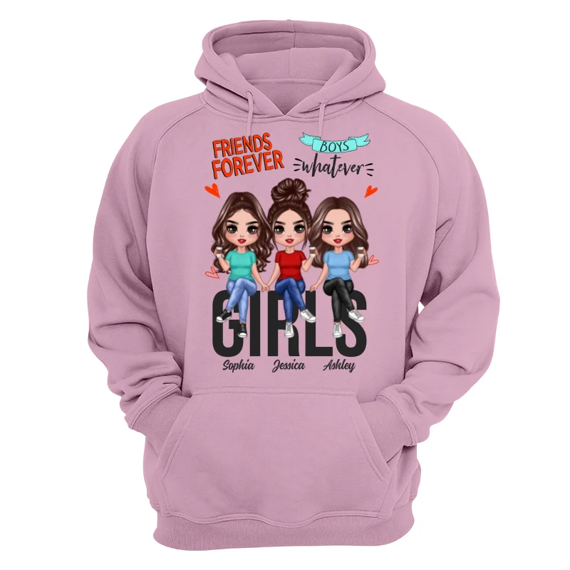 Friends Forever Boys Whatever Besties Doll Personalized Shirt - Image 15