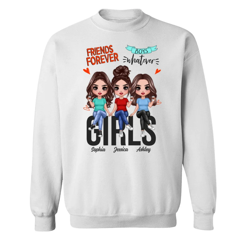 Friends Forever Boys Whatever Besties Doll Personalized Shirt - Image 17