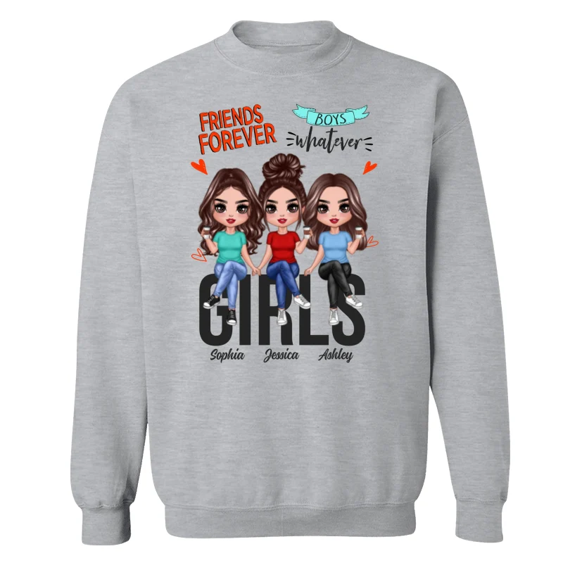 Friends Forever Boys Whatever Besties Doll Personalized Shirt - Image 18