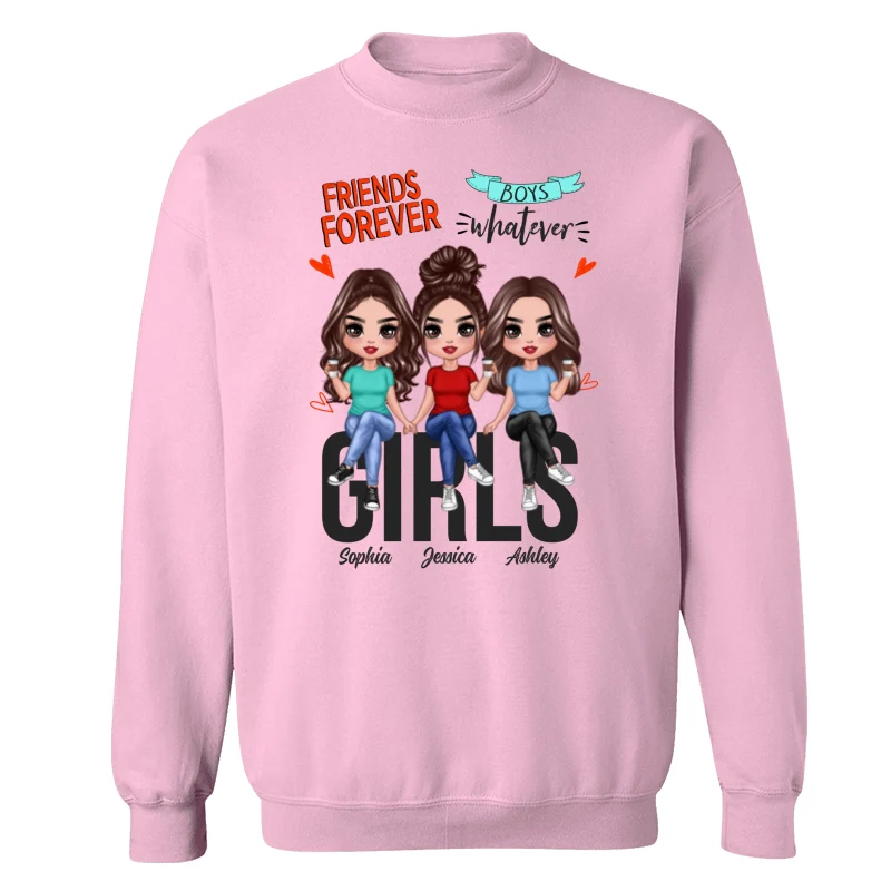 Friends Forever Boys Whatever Besties Doll Personalized Shirt - Image 19