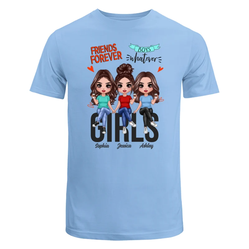 Friends Forever Boys Whatever Besties Doll Personalized Shirt - Image 8