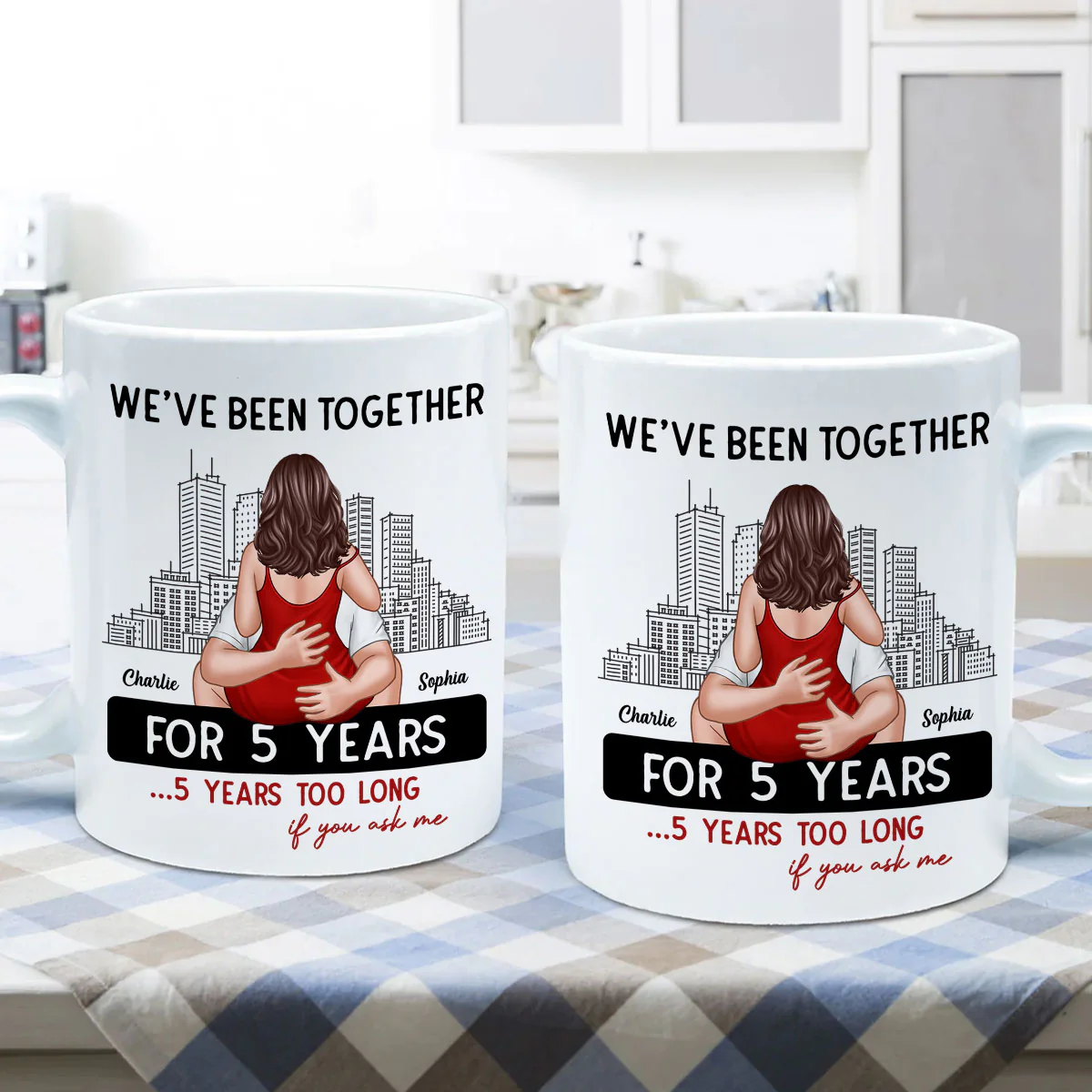 Funny Anniversary Gift For Couple Personalized Mug - Image 5