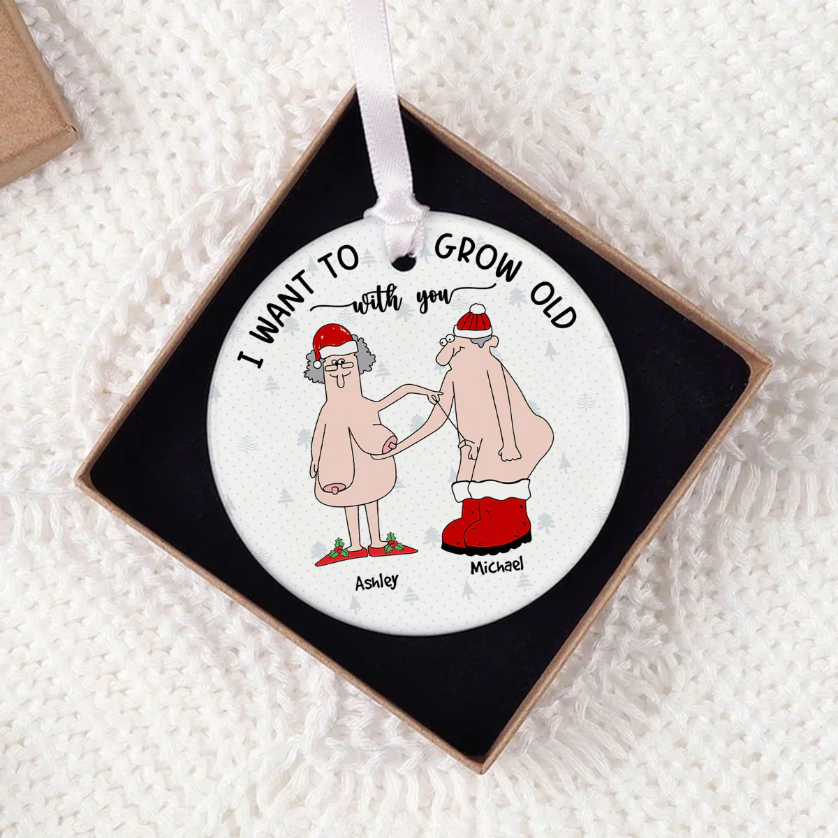 Funny Anniversary Gifts Christmas Ornament Gift for Wife Husband Girlfriend Boyfriend Him Her Personalized Ornament 2024 - Image 4