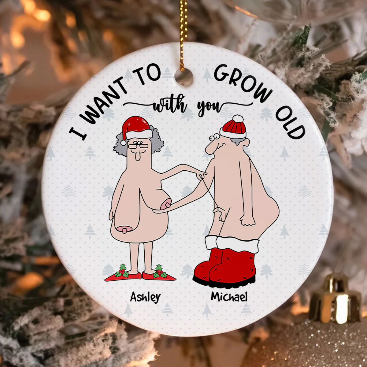 Funny Anniversary Gifts Christmas Ornament Gift for Wife Husband Girlfriend Boyfriend Him Her Personalized Ornament 2024 - Image 6