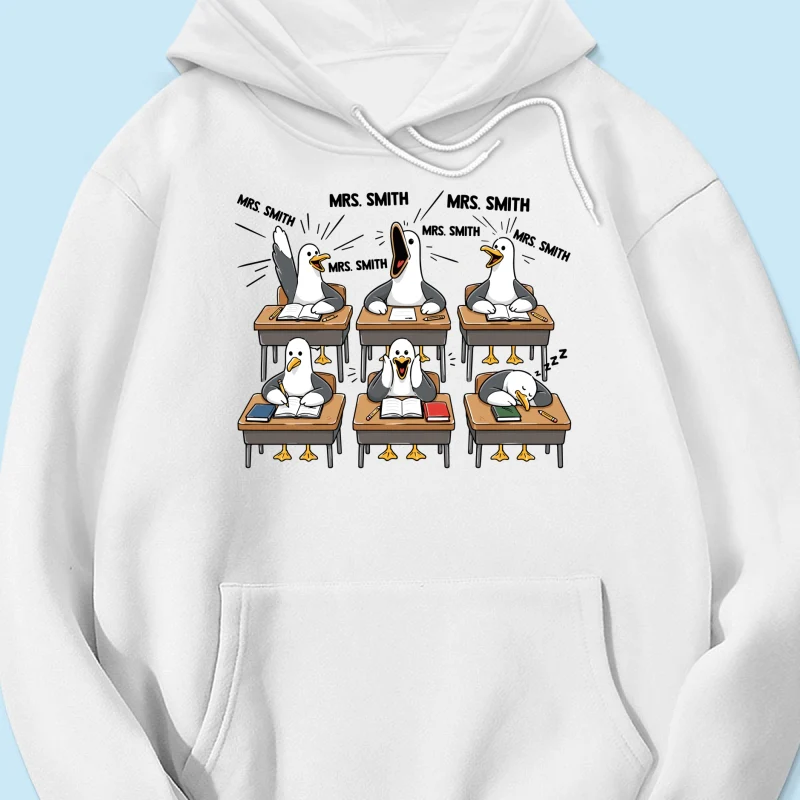 Funny Seagull Teacher - Personalized Shirt - Back To School Gift - Image 23