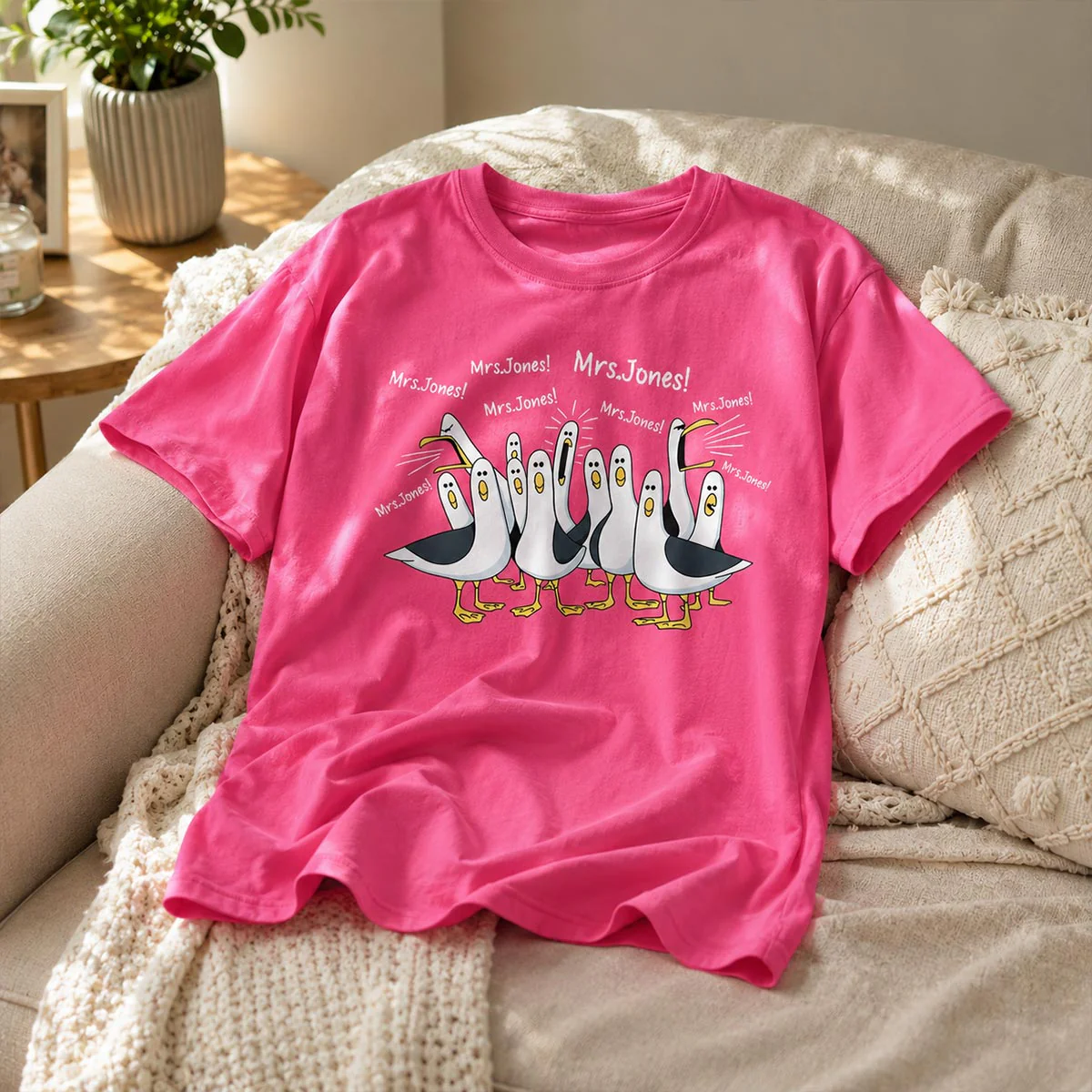 Funny Seagulls Calling Teacher Name - Personalized Shirt - Funny Gift For Teachers, Appreciation Gift - Image 2