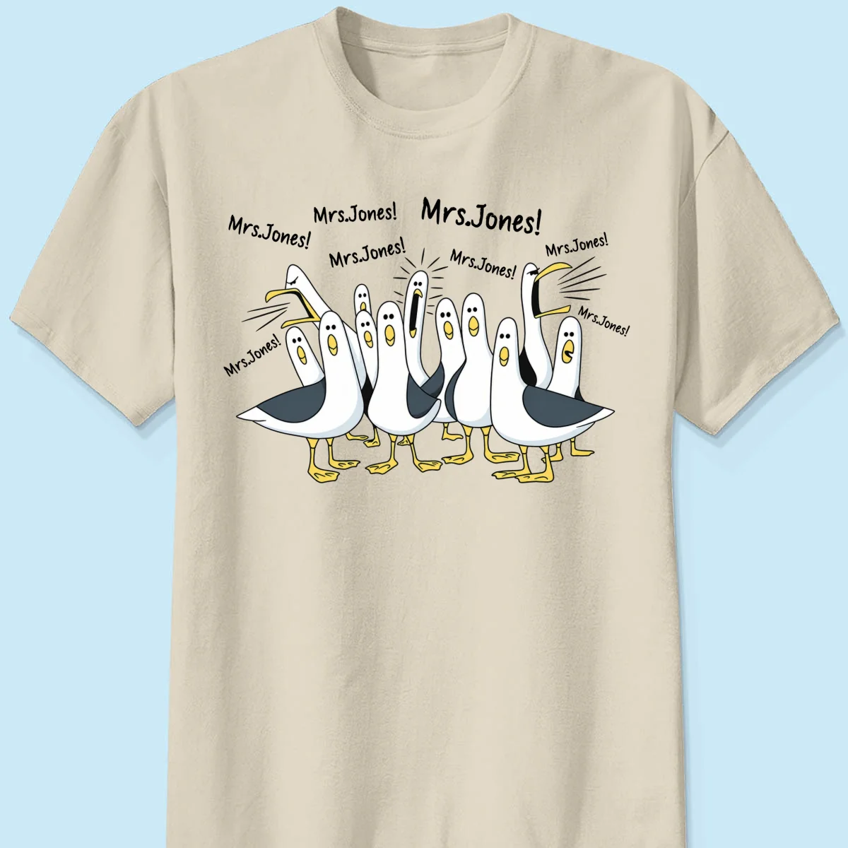 Funny Seagulls Calling Teacher - Personalized Shirt - Funny Gift For Teachers, Appreciation Gift - Image 9