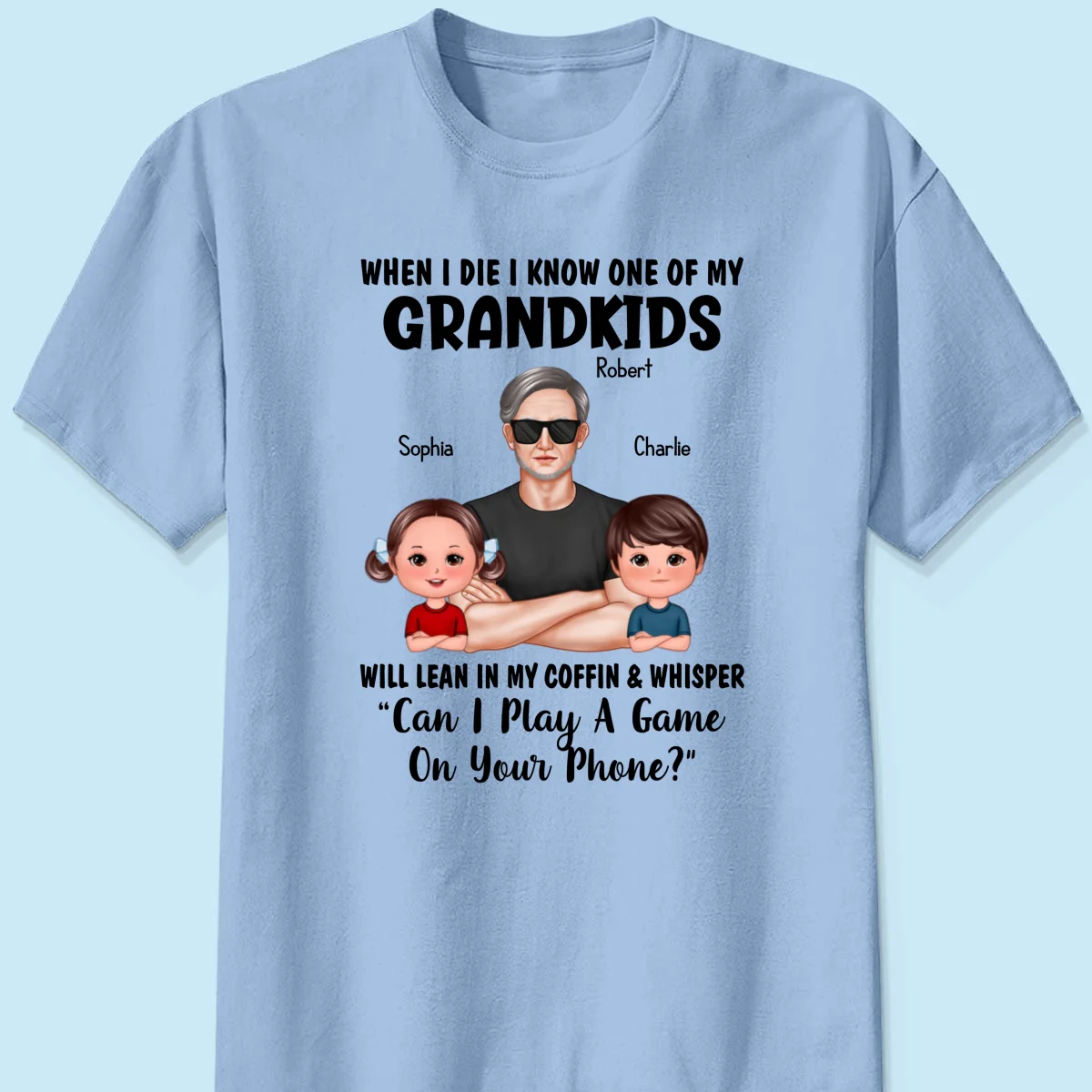 Funny Shirt For Grandpa Man And Kids Personalized Shirt - Image 10