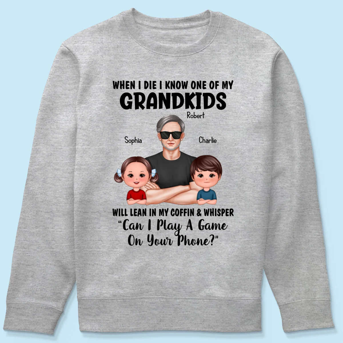 Funny Shirt For Grandpa Man And Kids Personalized Shirt - Image 20
