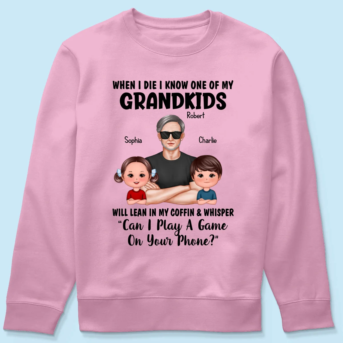 Funny Shirt For Grandpa Man And Kids Personalized Shirt - Image 21