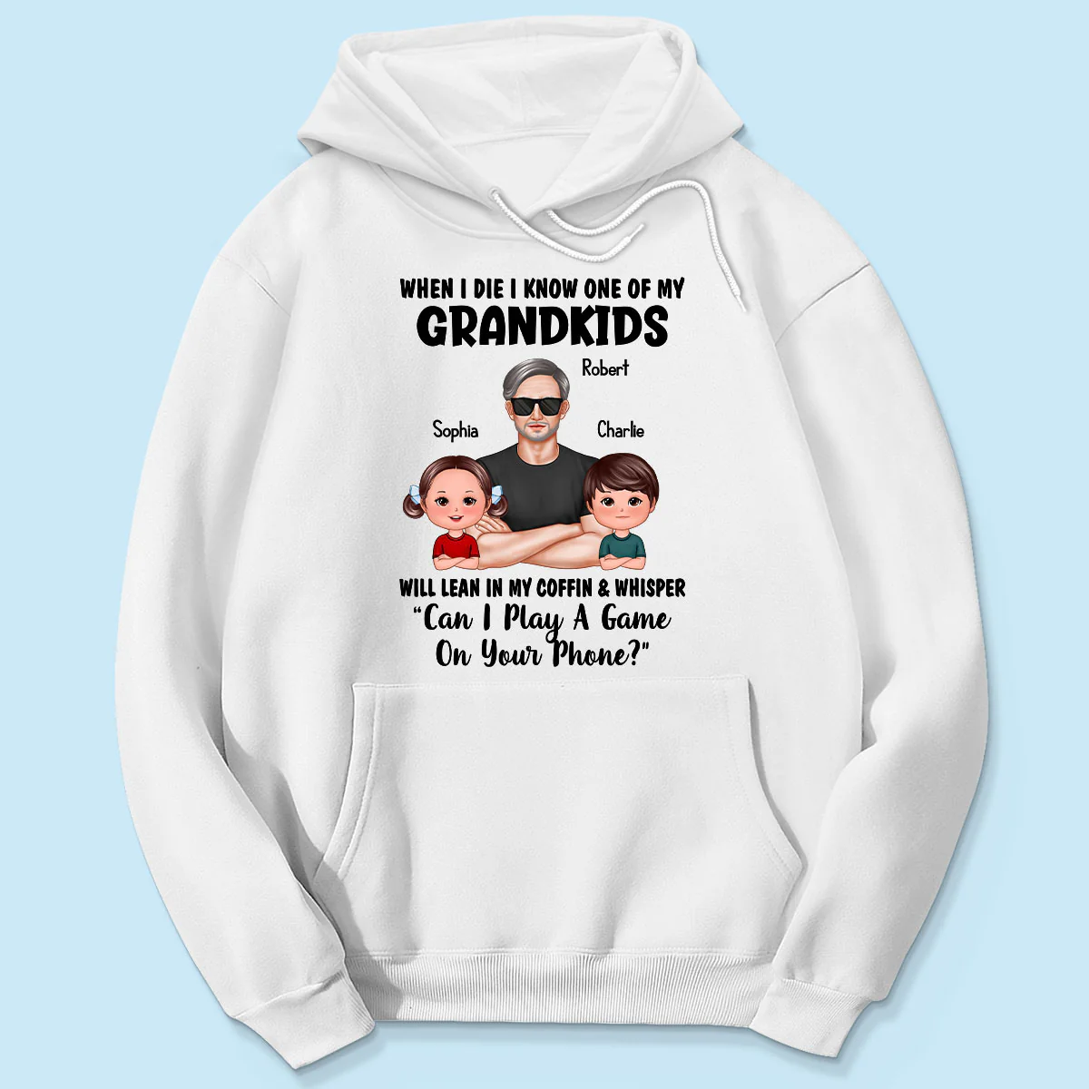 Funny Shirt For Grandpa Man And Kids Personalized Shirt - Image 5