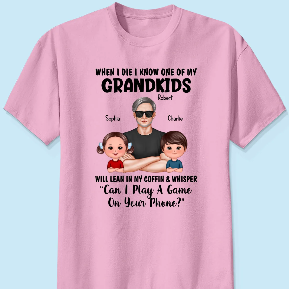 Funny Shirt For Grandpa Man And Kids Personalized Shirt - Image 9
