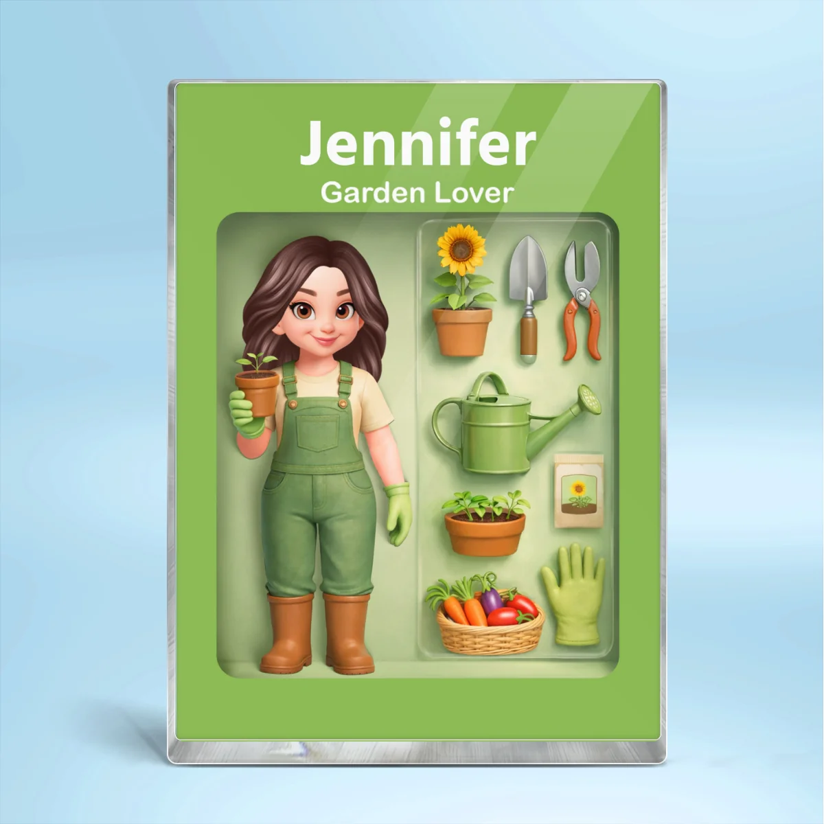 Garden Lover - Personalized Acrylic Block - Gift for Gardener - Image 8