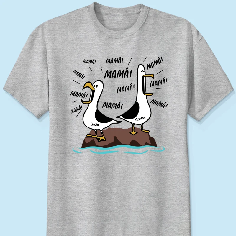 Gaviota Mamá Mamá Mamá - Camiseta Personalizada - Regalo Divertido del Día de la Madre para Mamá - Image 10