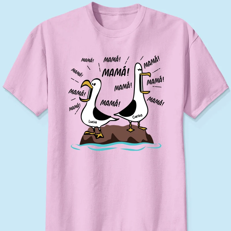 Gaviota Mamá Mamá Mamá - Camiseta Personalizada - Regalo Divertido del Día de la Madre para Mamá - Image 14