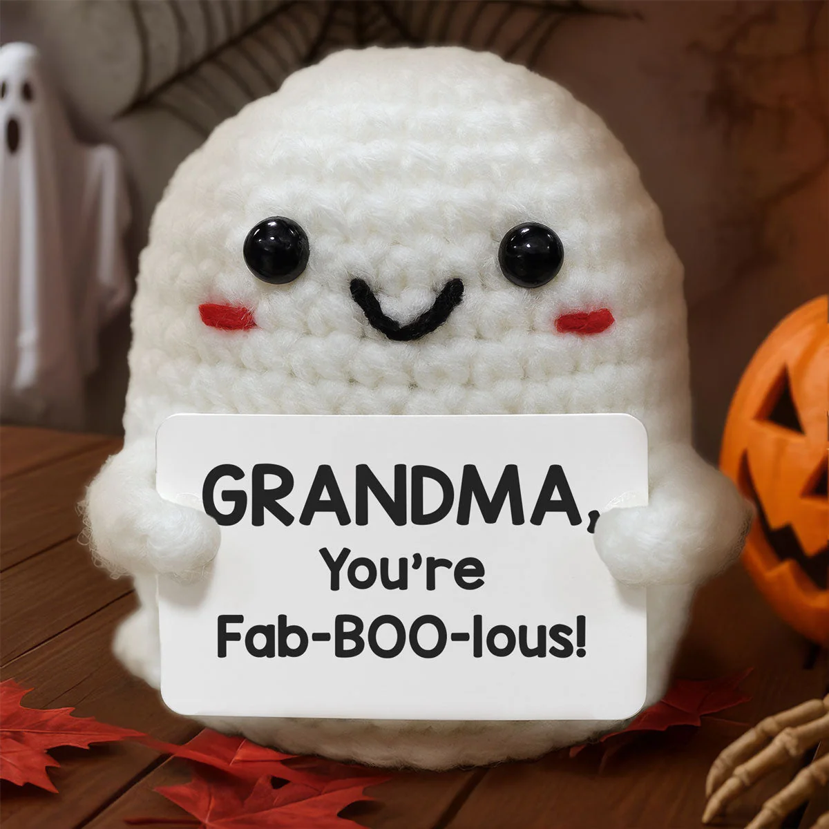 Ghost Hug Crochet Card Upsell - Image 3
