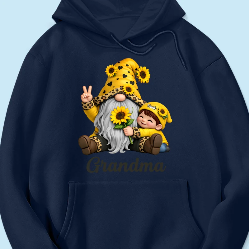 Gnome Grandma & Grandkids Sunflower - Personalized Shirt - Sentimental Gift for Grandma - Image 57