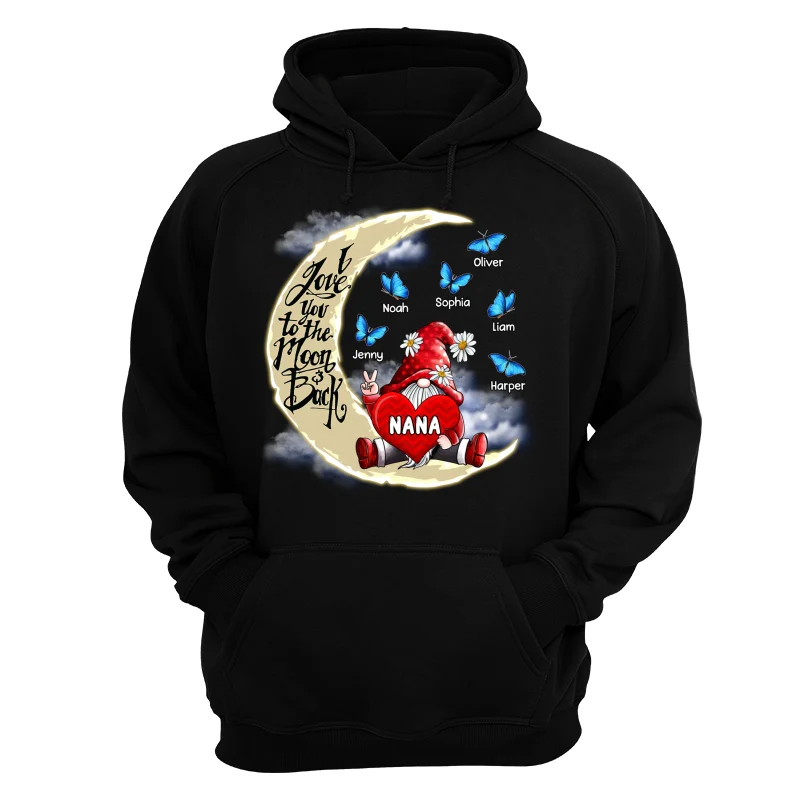 Gnome Grandma Love To The Moon Personalized Shirt - Image 14