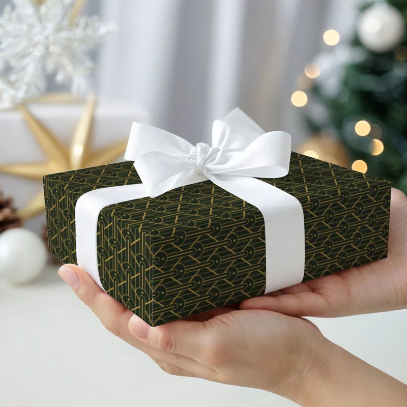 Golden Art Deco Gift Wrapping Paper - Image 5