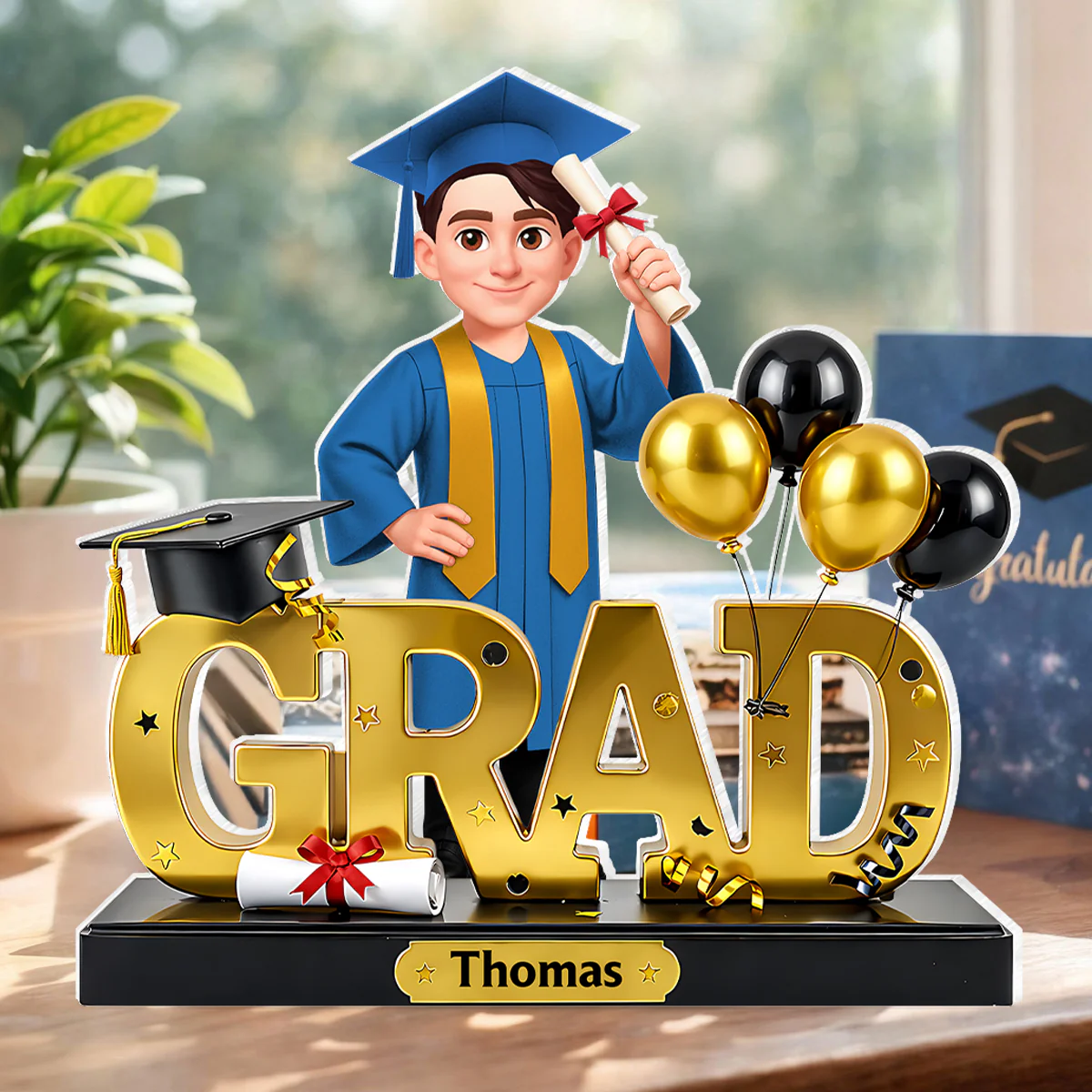 Grad Senior Class of 2026, 2027 - Personalized Acrylic Block Plaque - Heartfelt Gift for Daughter, Son, Grandkids - Image 5