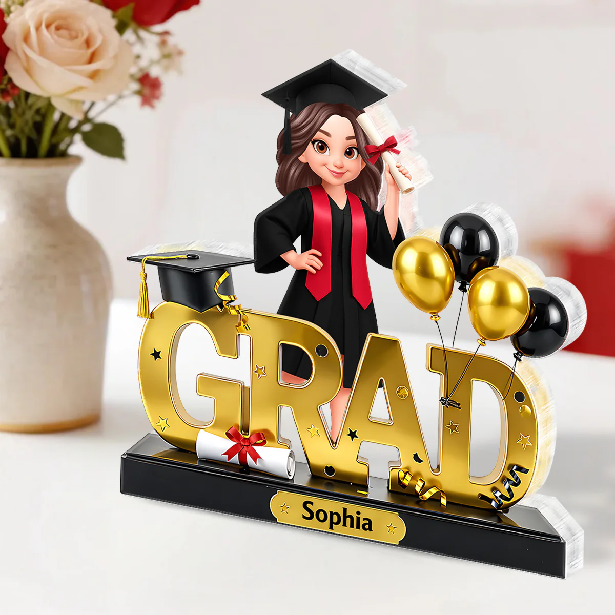 Grad Senior Class of 2026, 2027 - Personalized Acrylic Block Plaque - Heartfelt Gift for Daughter, Son, Grandkids - Image 6