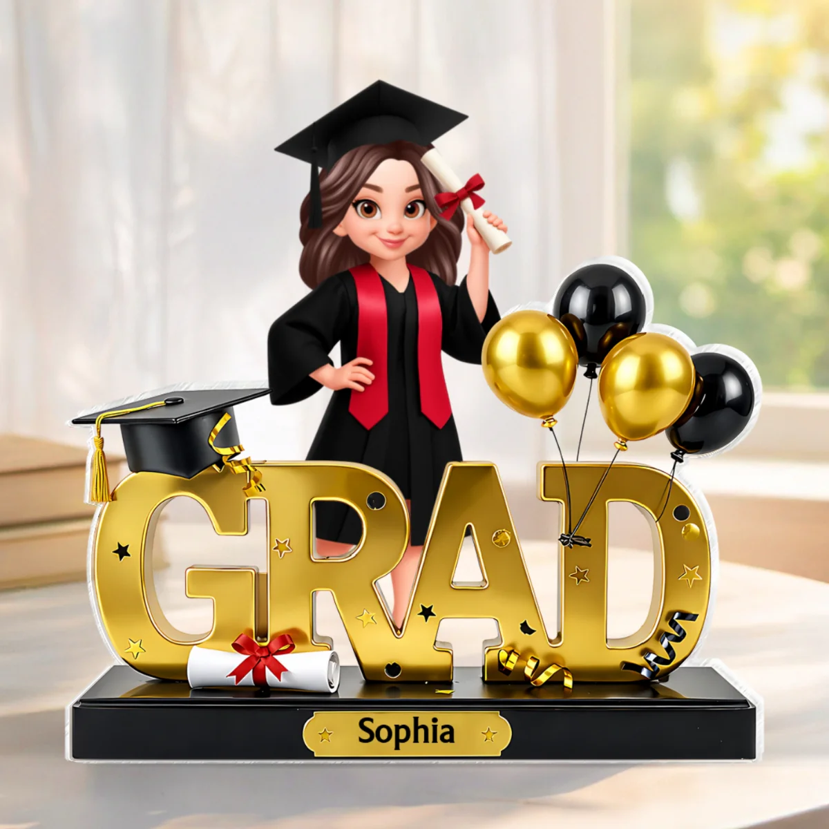 Grad Senior Class of 2026, 2027 - Personalized Acrylic Block Plaque - Heartfelt Gift for Daughter, Son, Grandkids - Image 9