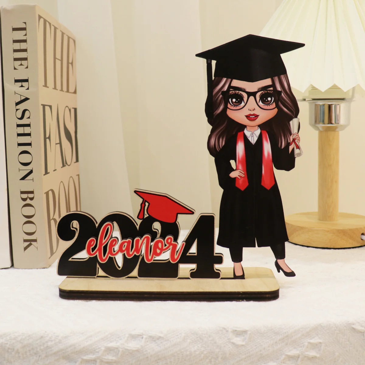 Graduation Gift Graduate Senior Class Of 2024 Personalized Standing Wooden Plaque - Image 2