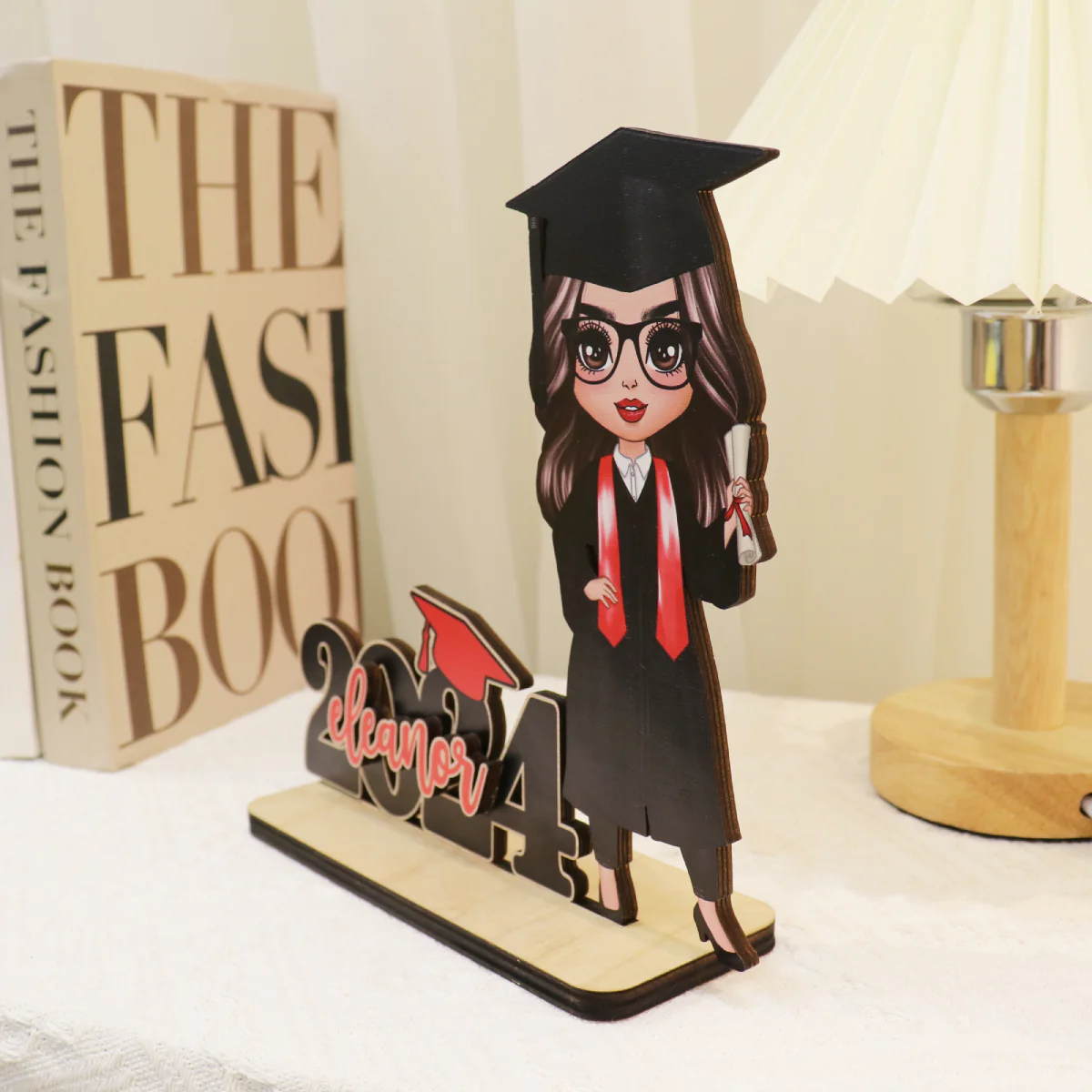 Graduation Gift Graduate Senior Class Of 2024 Personalized Standing Wooden Plaque - Image 4