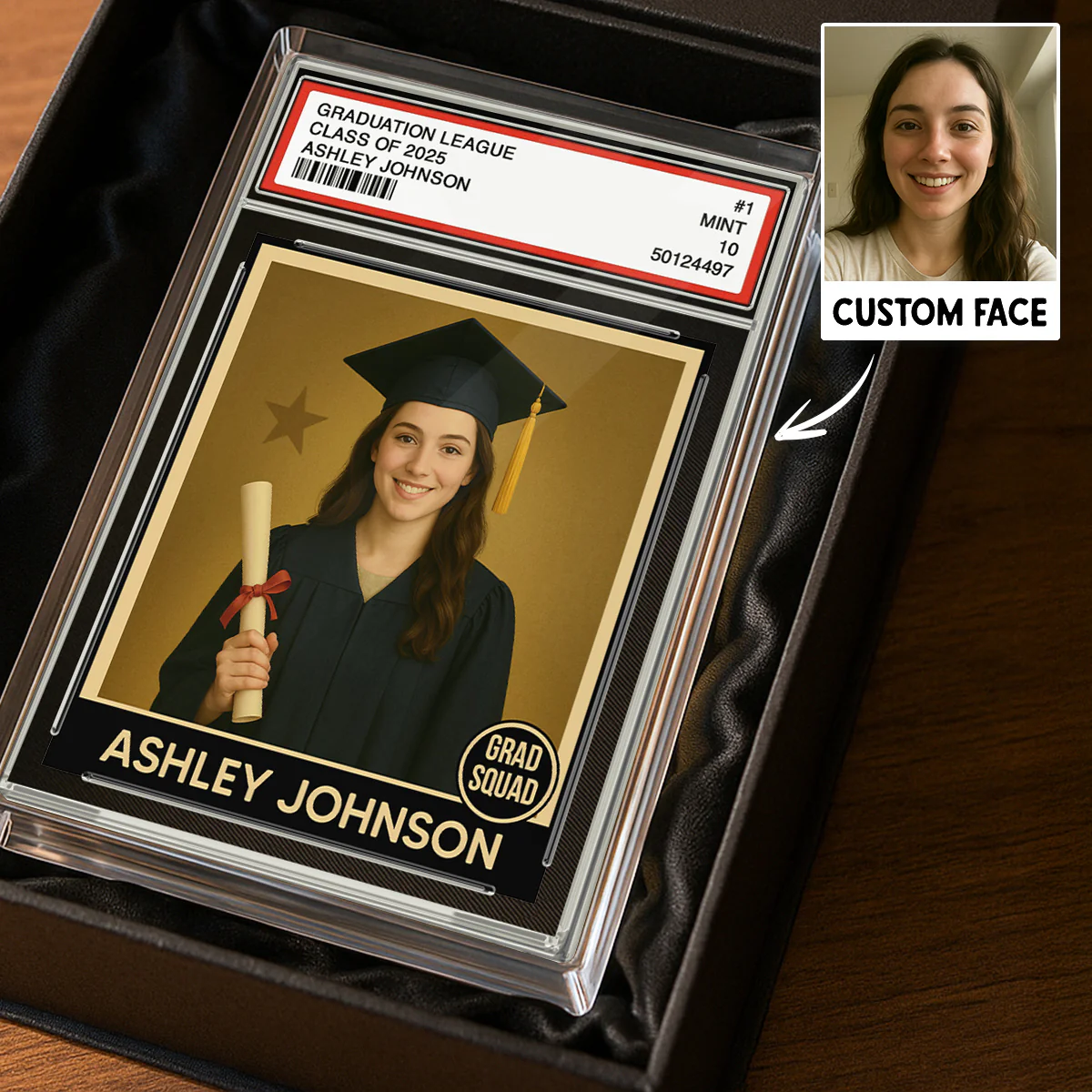 Graduation Gift Graduate Trading Card Style Personalized Acrylic Block Plaque, Unique Keepsake, Graduation Gift - Image 11