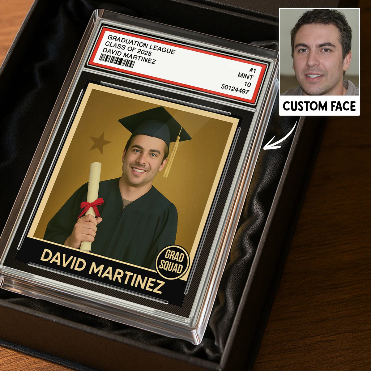 Graduation Gift Graduate Trading Card Style Personalized Acrylic Block Plaque, Unique Keepsake, Graduation Gift - Image 14