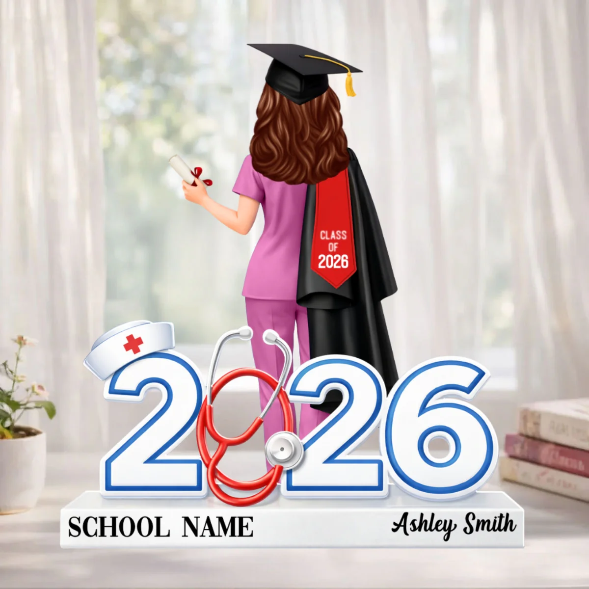 Graduation Gift Nurse Senior - Personalized Acrylic Block Plaque - Graduation Gift For Seniors, Daughter, Son, Grandkids - Image 10