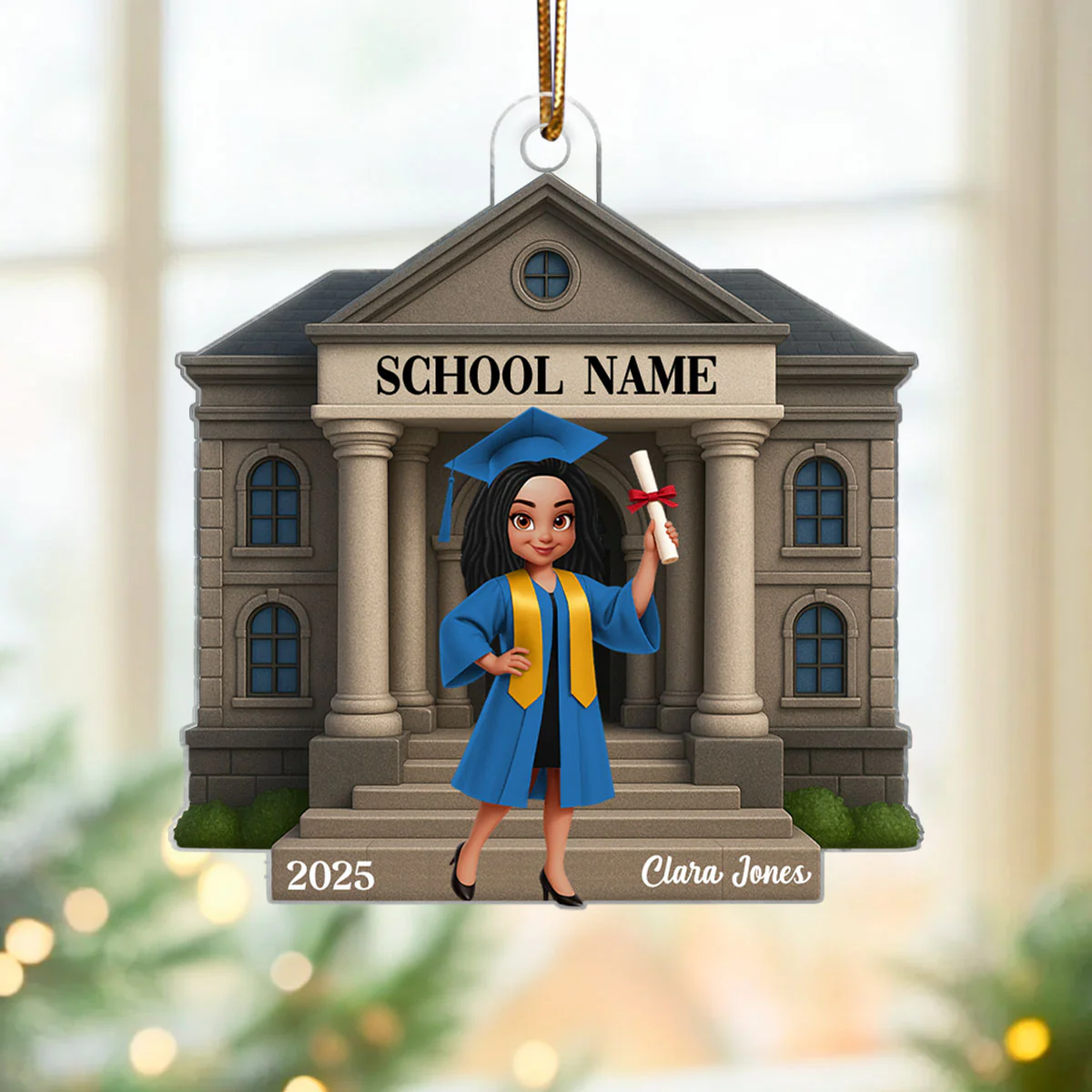 Graduation Keepsake 3D Effect - Personalized Acrylic Ornament - Graduation Christmas Gift - Image 4