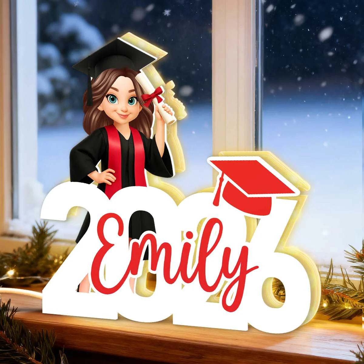 Graduation Senior - Personalized Light Box - Christmas Gift For Graduates - Image 2