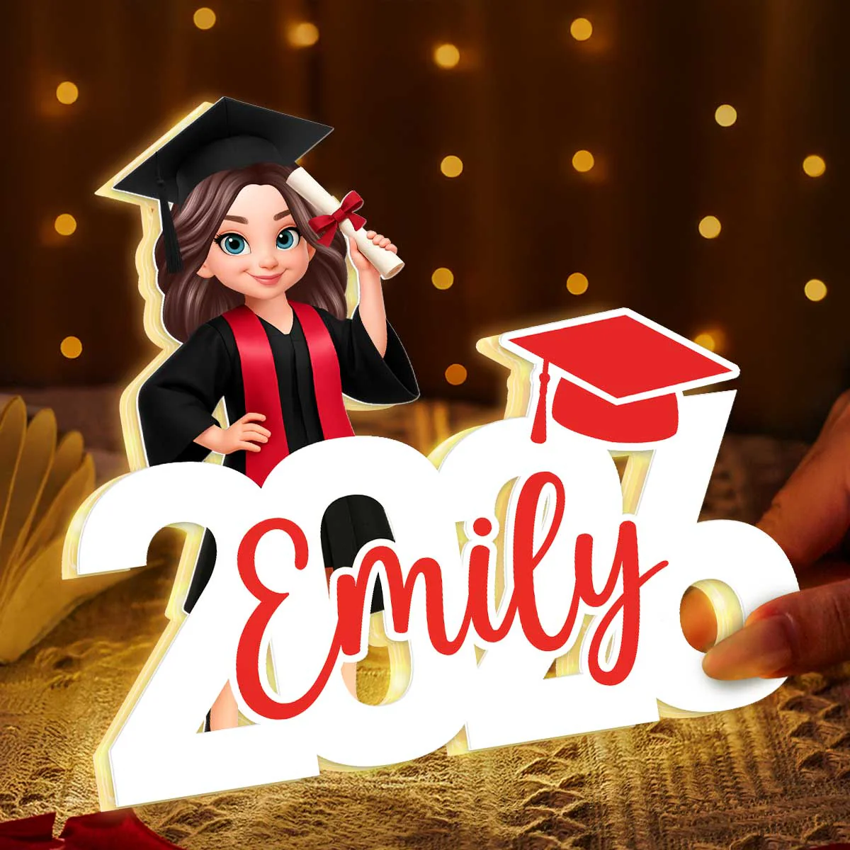 Graduation Senior - Personalized Light Box - Christmas Gift For Graduates - Image 3