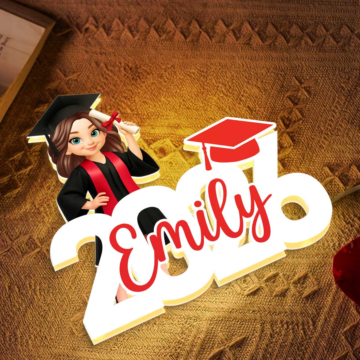 Graduation Senior - Personalized Light Box - Christmas Gift For Graduates - Image 4