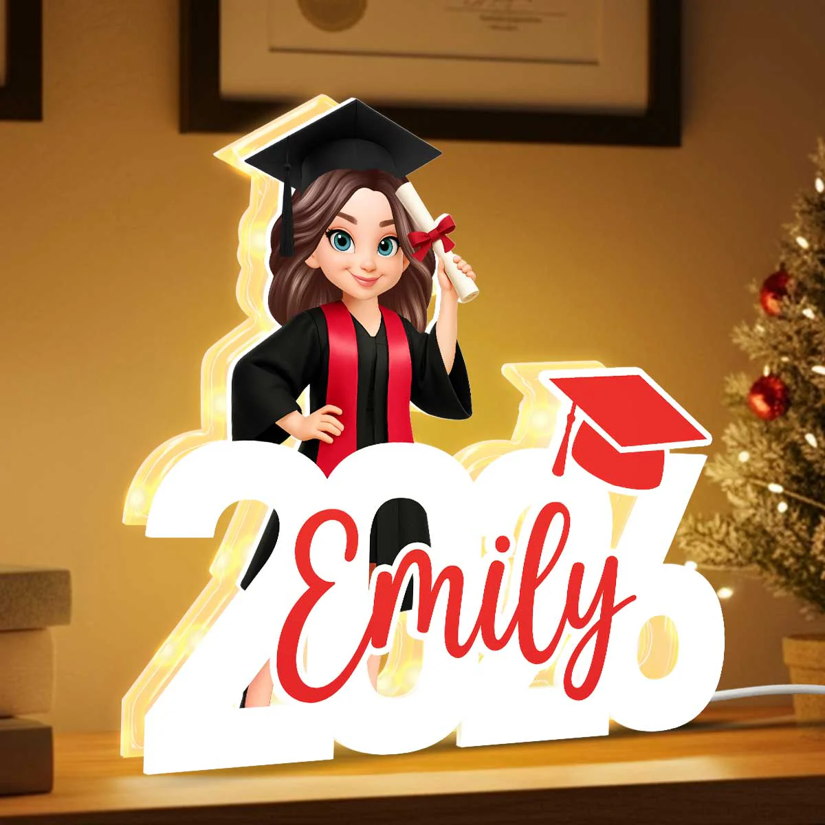 Graduation Senior - Personalized Light Box - Christmas Gift For Graduates - Image 7