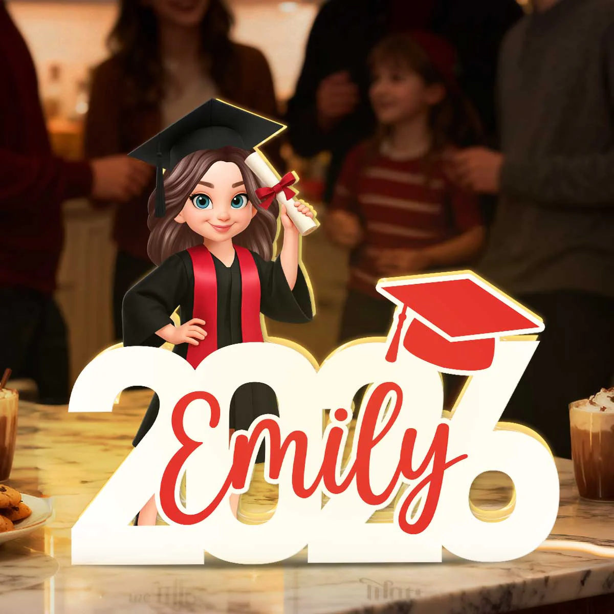 Graduation Senior - Personalized Light Box - Christmas Gift For Graduates - Image 8