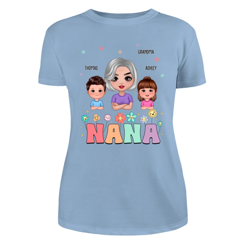 Grandma And Grandkids Personalized Shirt - Image 12