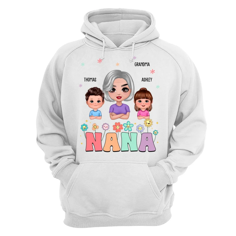 Grandma And Grandkids Personalized Shirt - Image 13