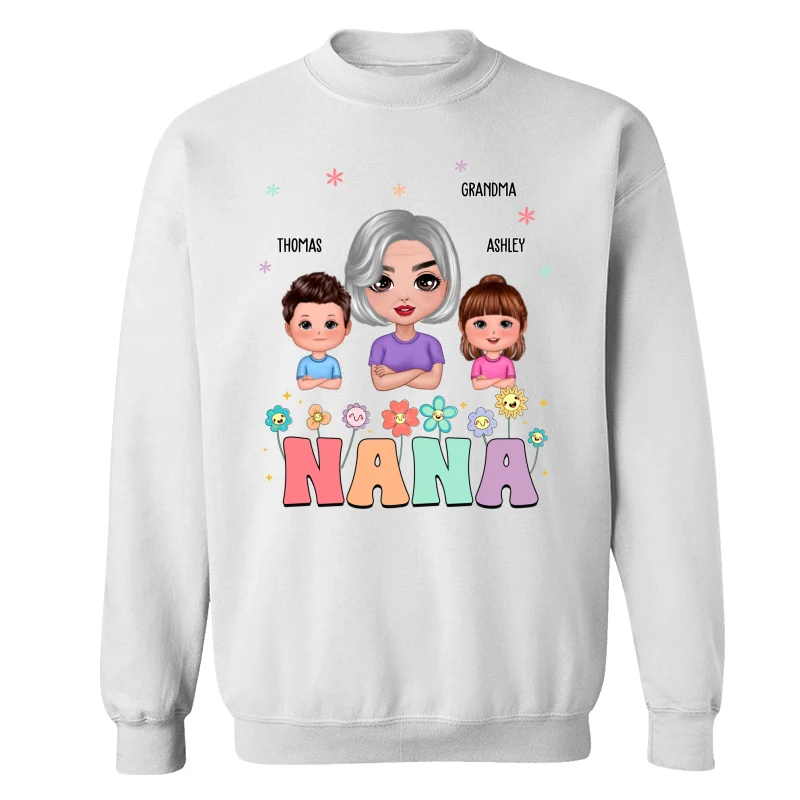 Grandma And Grandkids Personalized Shirt - Image 17