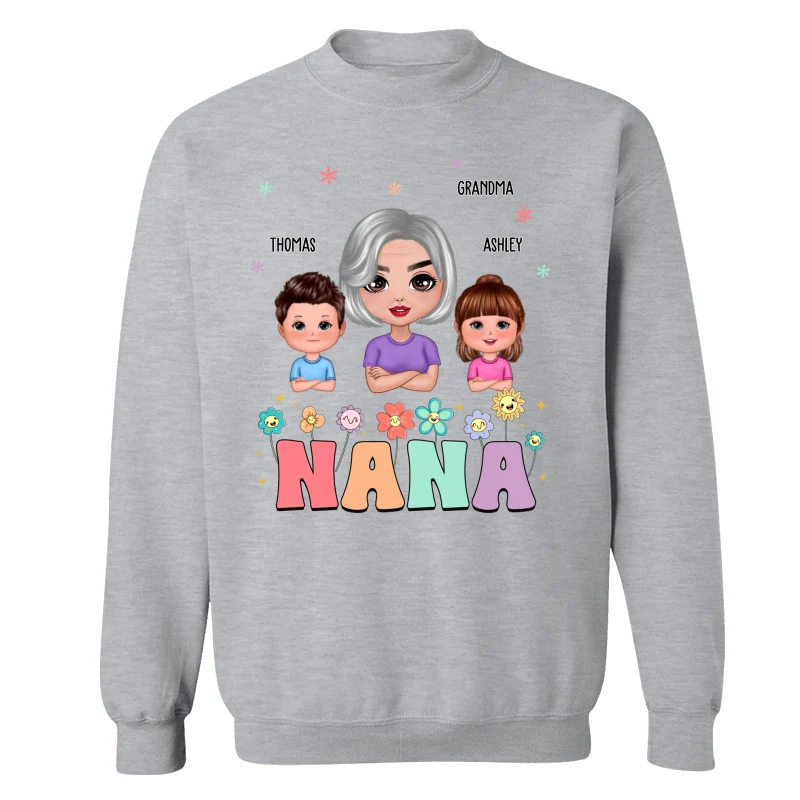 Grandma And Grandkids Personalized Shirt - Image 18
