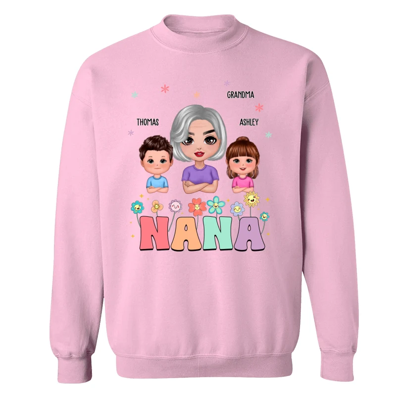 Grandma And Grandkids Personalized Shirt - Image 19