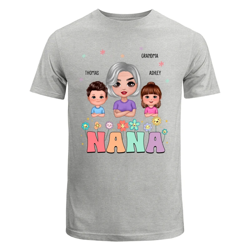 Grandma And Grandkids Personalized Shirt - Image 6