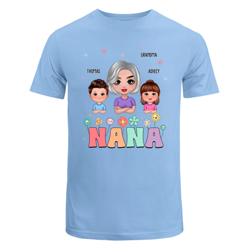 Grandma And Grandkids Personalized Shirt - Image 8