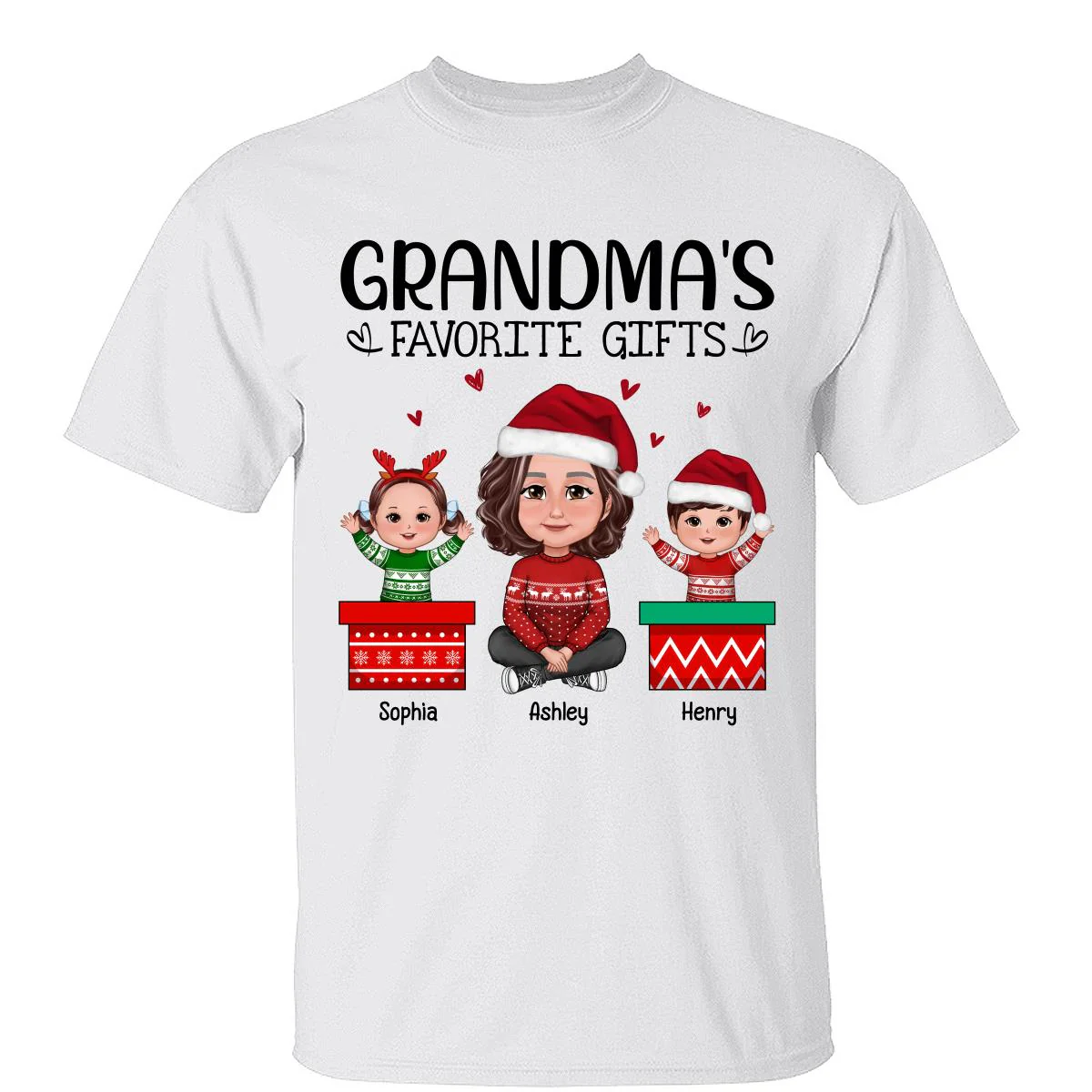 Grandma Favorite Gifts Happy Doll Kids In Personalized Shirt