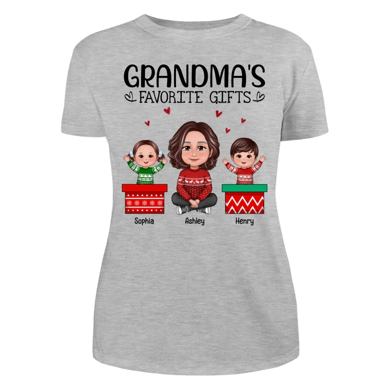 Grandma Favorite Gifts Happy Doll Kids In Personalized Shirt - Image 10