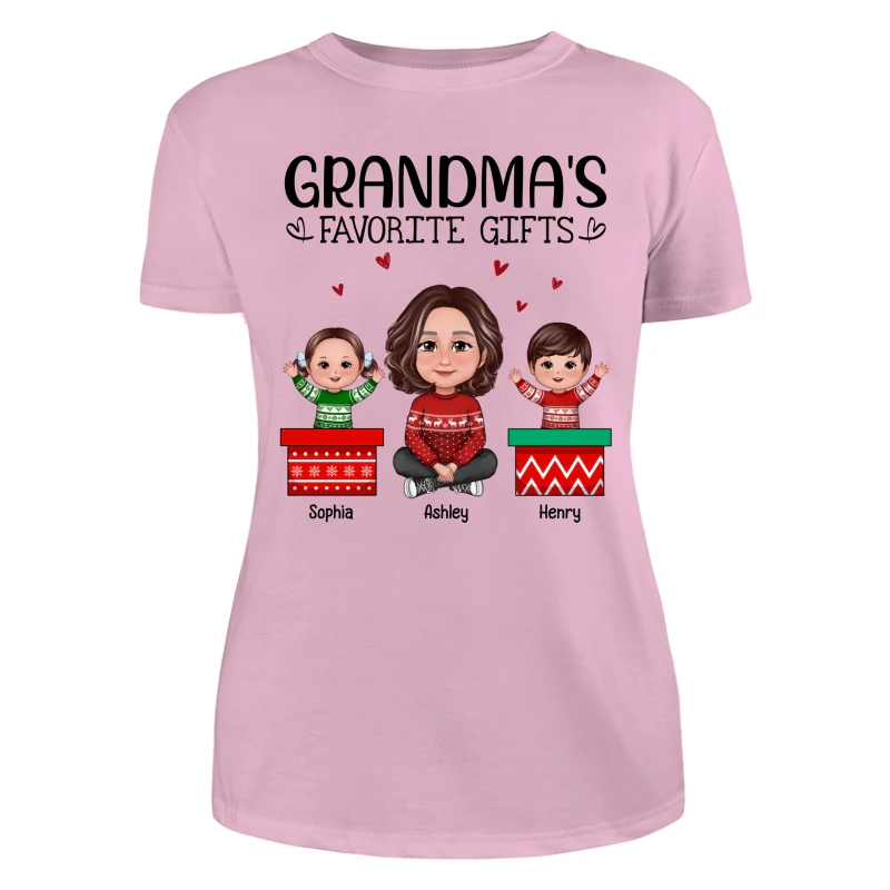 Grandma Favorite Gifts Happy Doll Kids In Personalized Shirt - Image 11